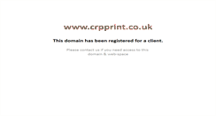 Desktop Screenshot of crpprint.co.uk