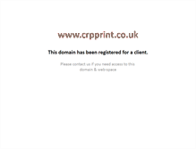 Tablet Screenshot of crpprint.co.uk